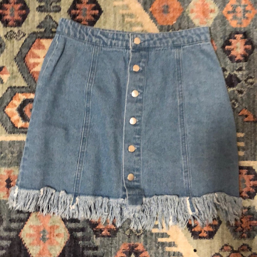 Forever 21 denim mini skirt